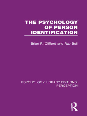 cover image of The Psychology of Person Identification